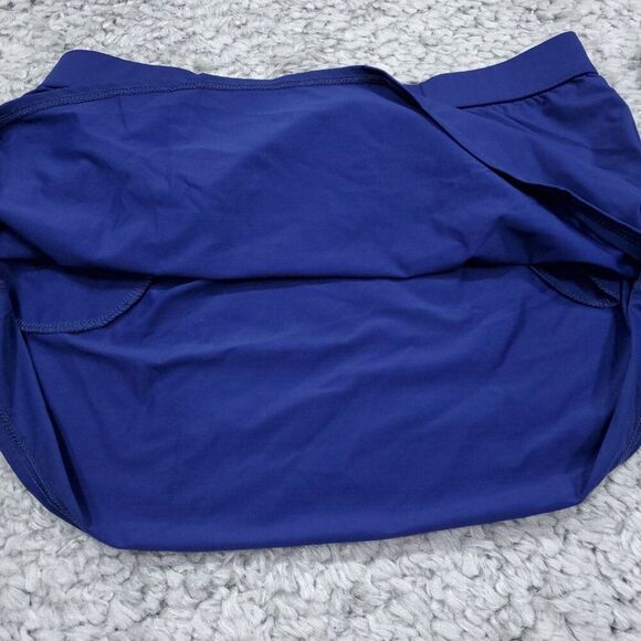 SKIRT ONLY Land's End Beach Living Separates Blue Swim Skirt Size Large - Picture 3 of 9
